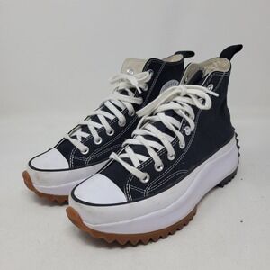 Converse Shoes Mens 7 W 8.5 Run Star Hike High Top Platform Sneakers 166800C